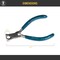 4-1/2" Glitter Line End Cutter Pliers Jewelry Making Wire Metal Forming Cutting Shaping Tool